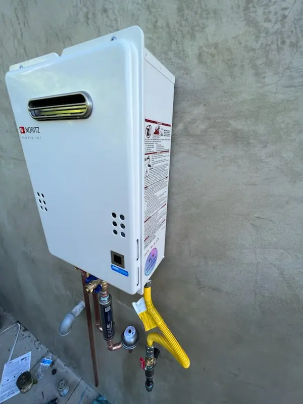 Tankless water heater installation for Haywood homes